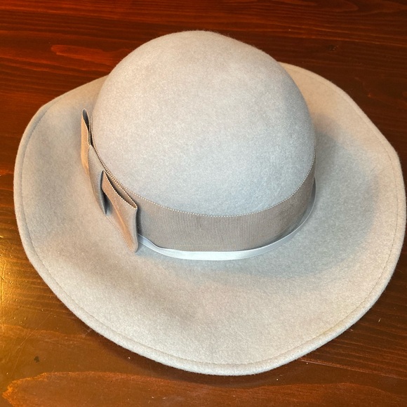 VTG Michael Howard Ms.Bierner 100% Wool Fedora Hat Women’s Gray - Picture 2 of 4